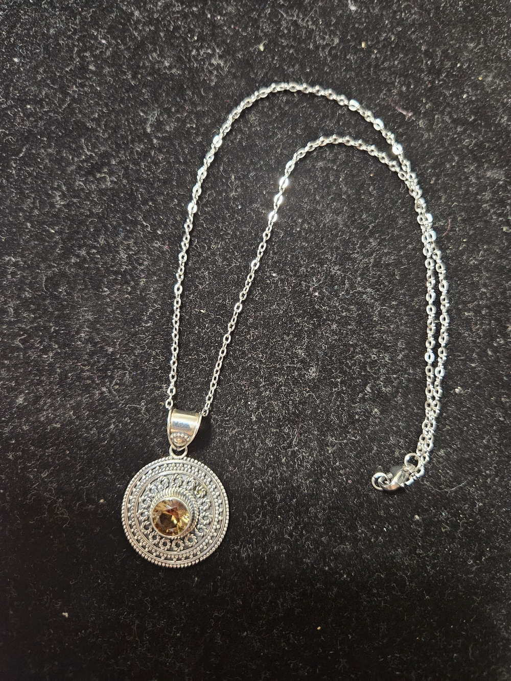Color Changing Alexandrite Pendant - Picture 5 of 6